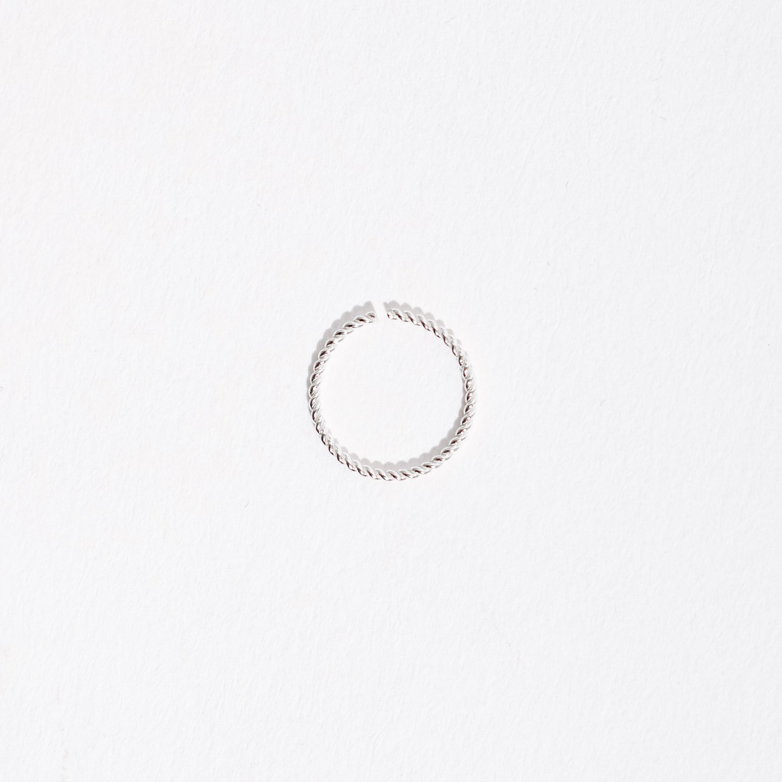 Piercing nariz argola torcida 11mm