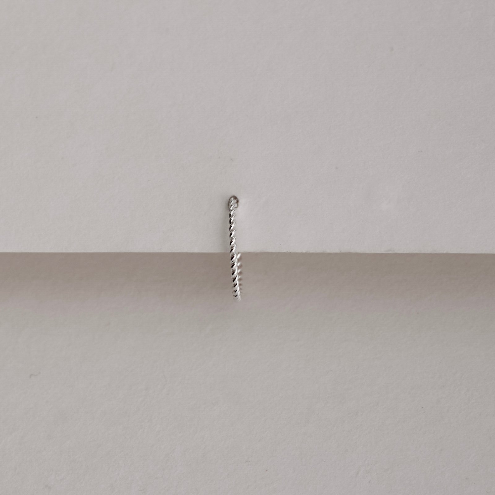 Piercing nariz argola torcida 11mm