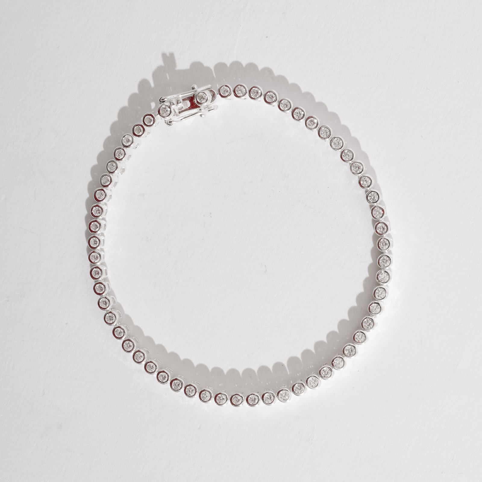 Pulseira riviera 2.8mm fecho gaveta 17cm
