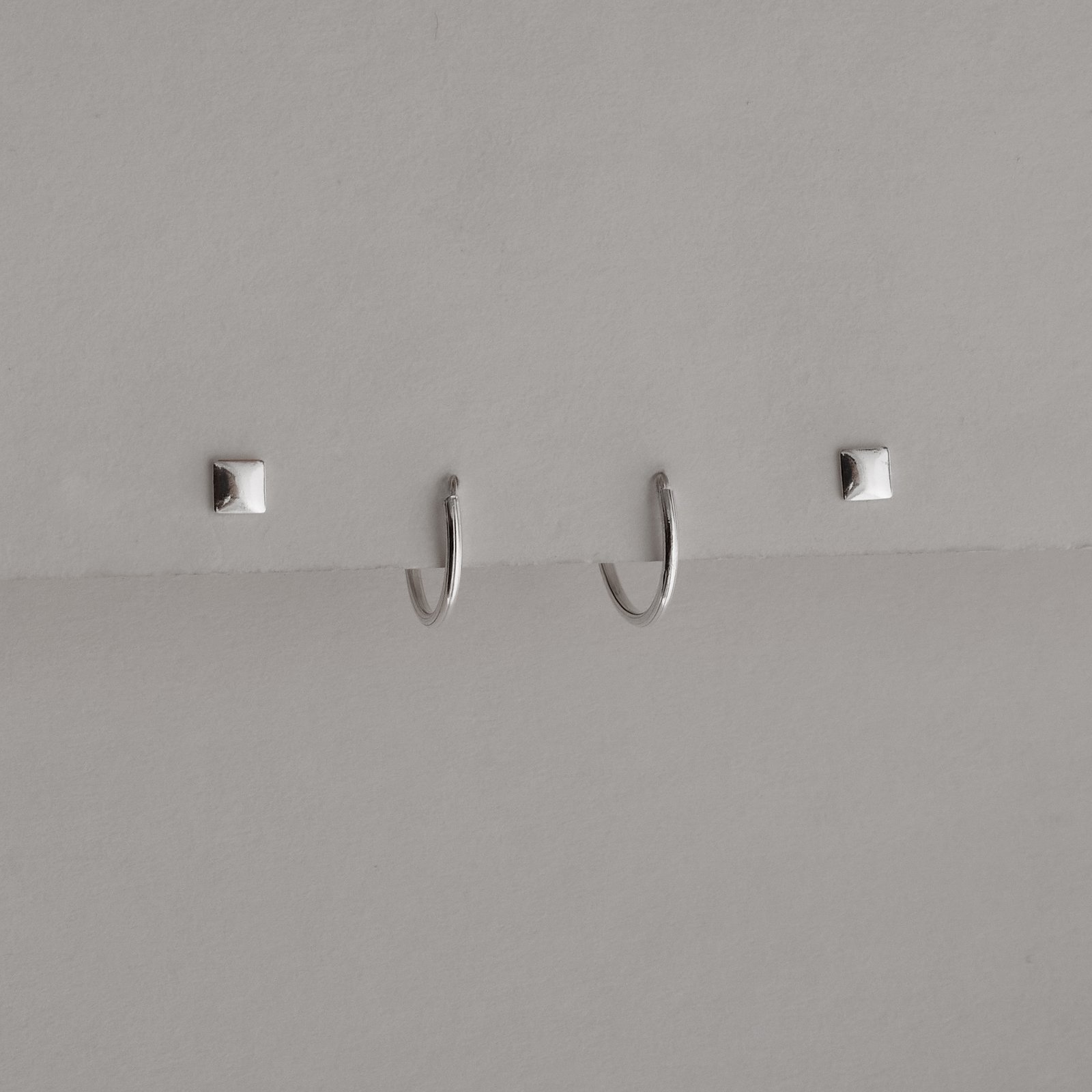 Dupla quadrado 3mm e argola 12mm