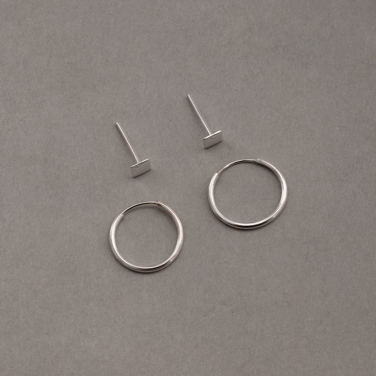 Dupla quadrado 3mm e argola 12mm