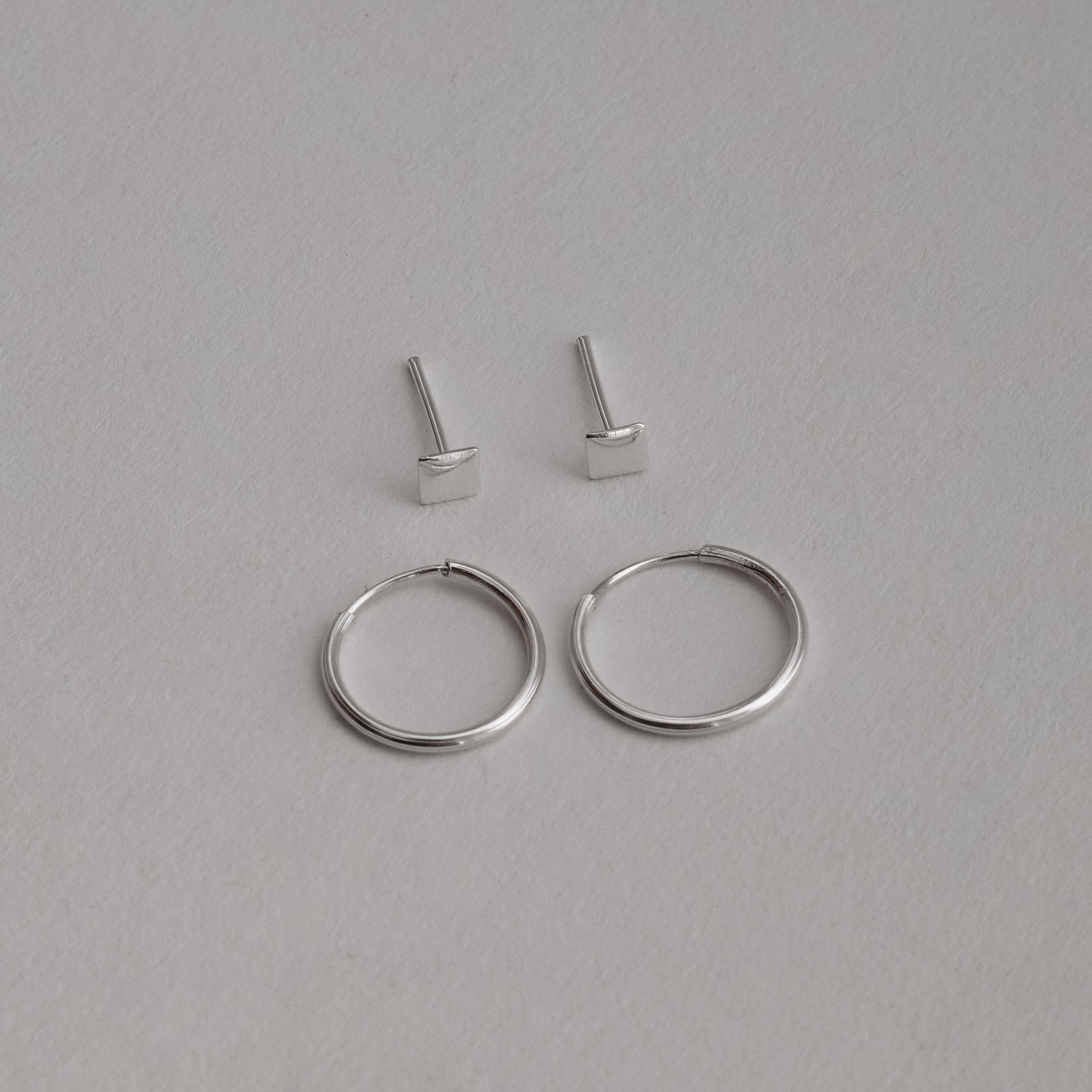 Dupla quadrado 3mm e argola 12mm