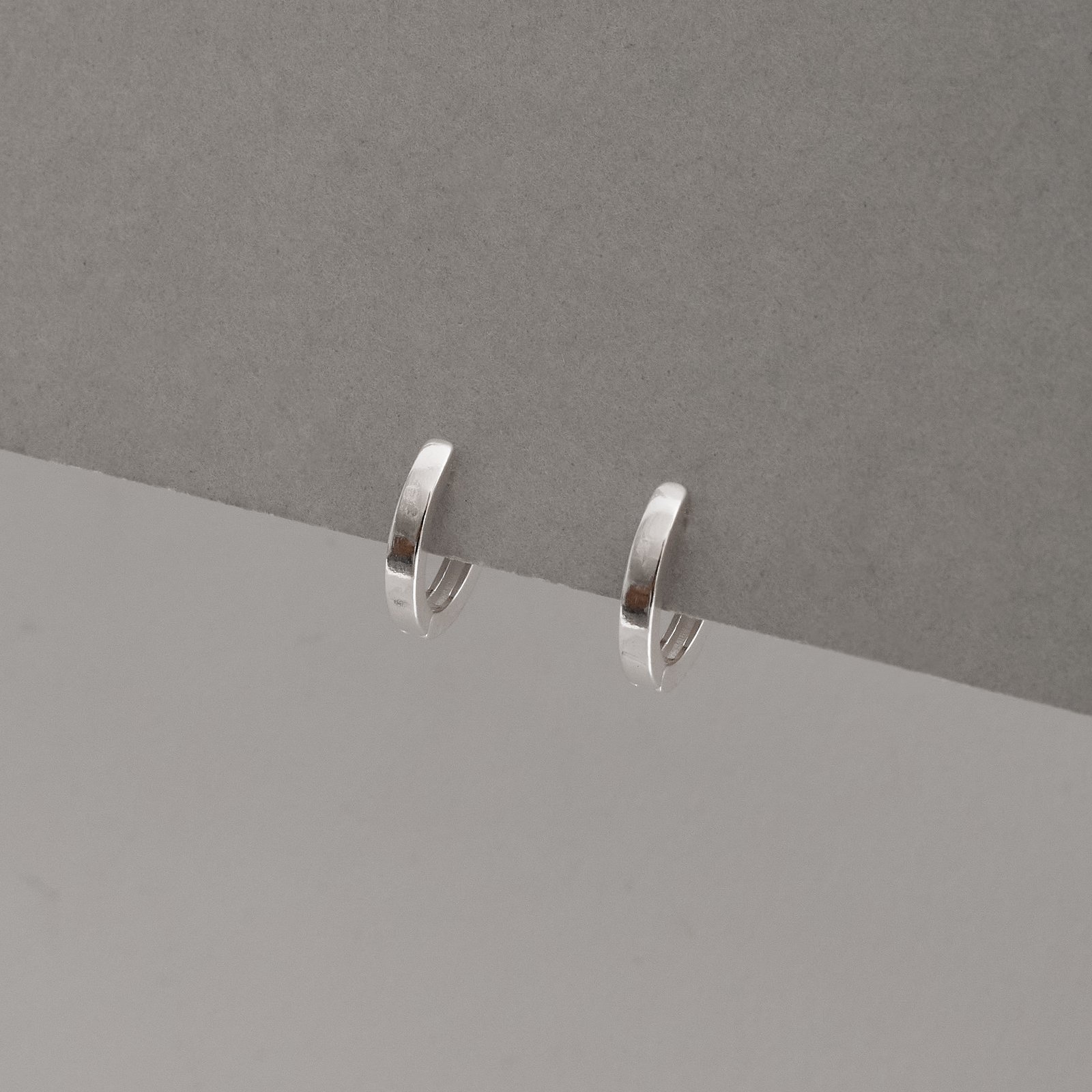 Argola click 10mm fio quadrado