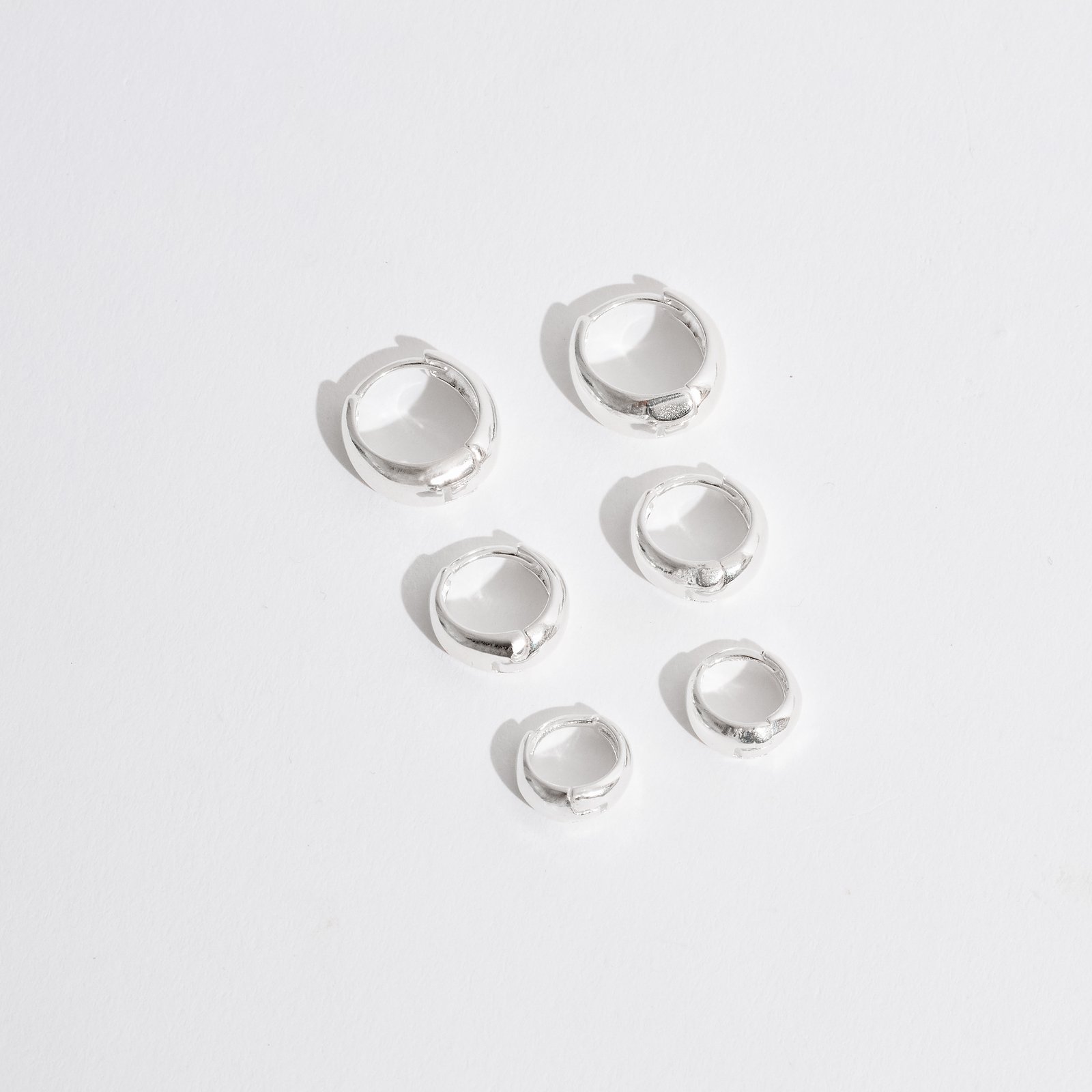Trio argolas click 9, 11 e 13mm larga