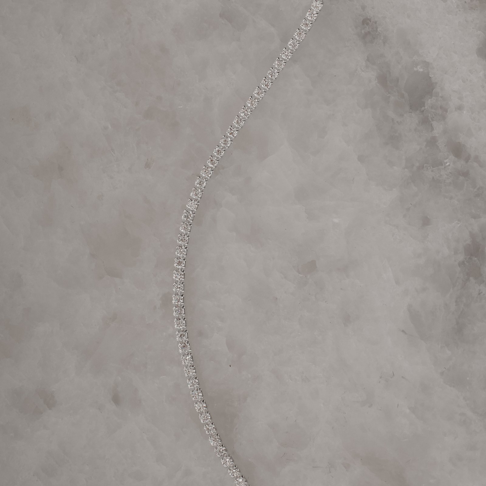 Pulseira Riviera cristal 2mm 15,5cm com alongadora