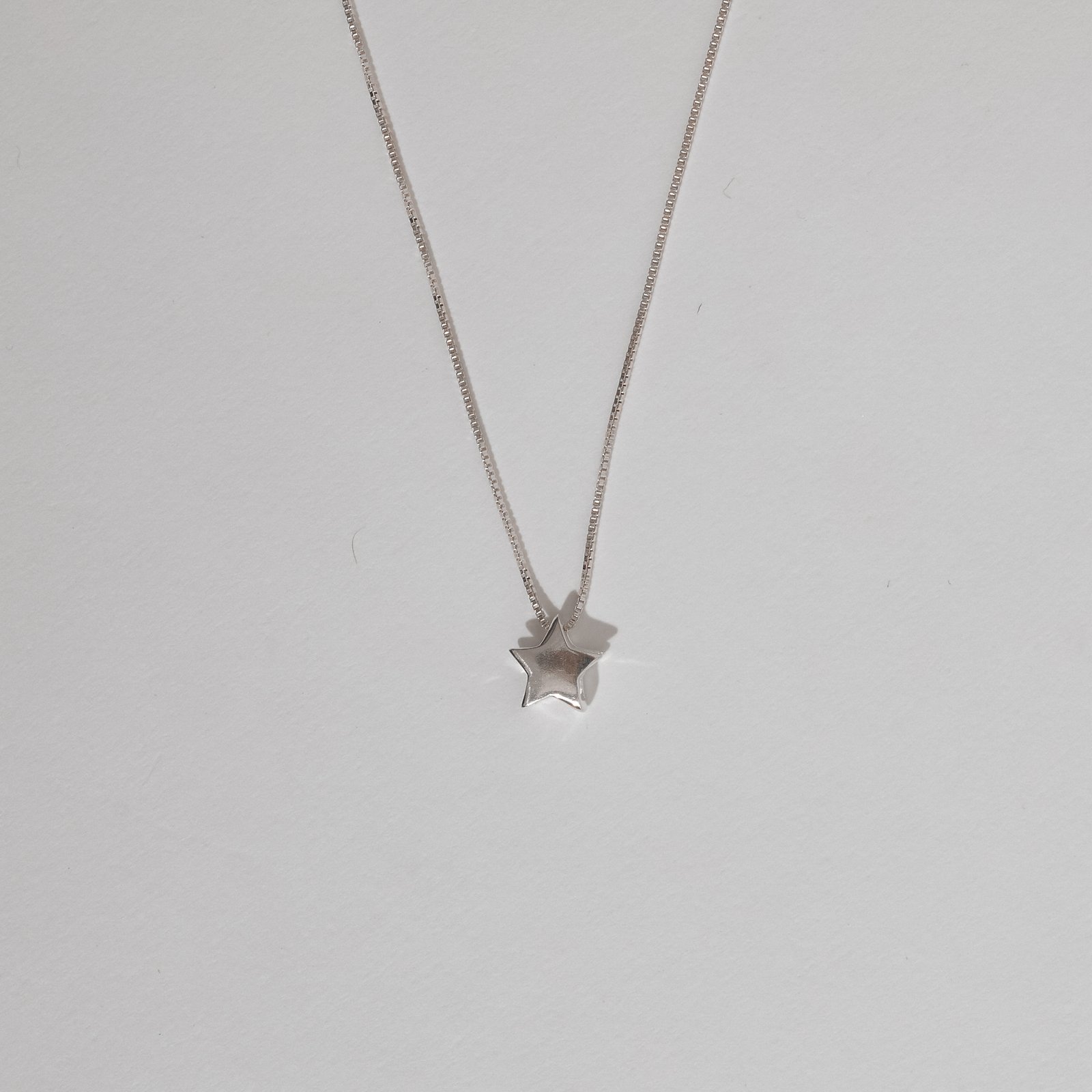 Colar estrela 8mm 40cm