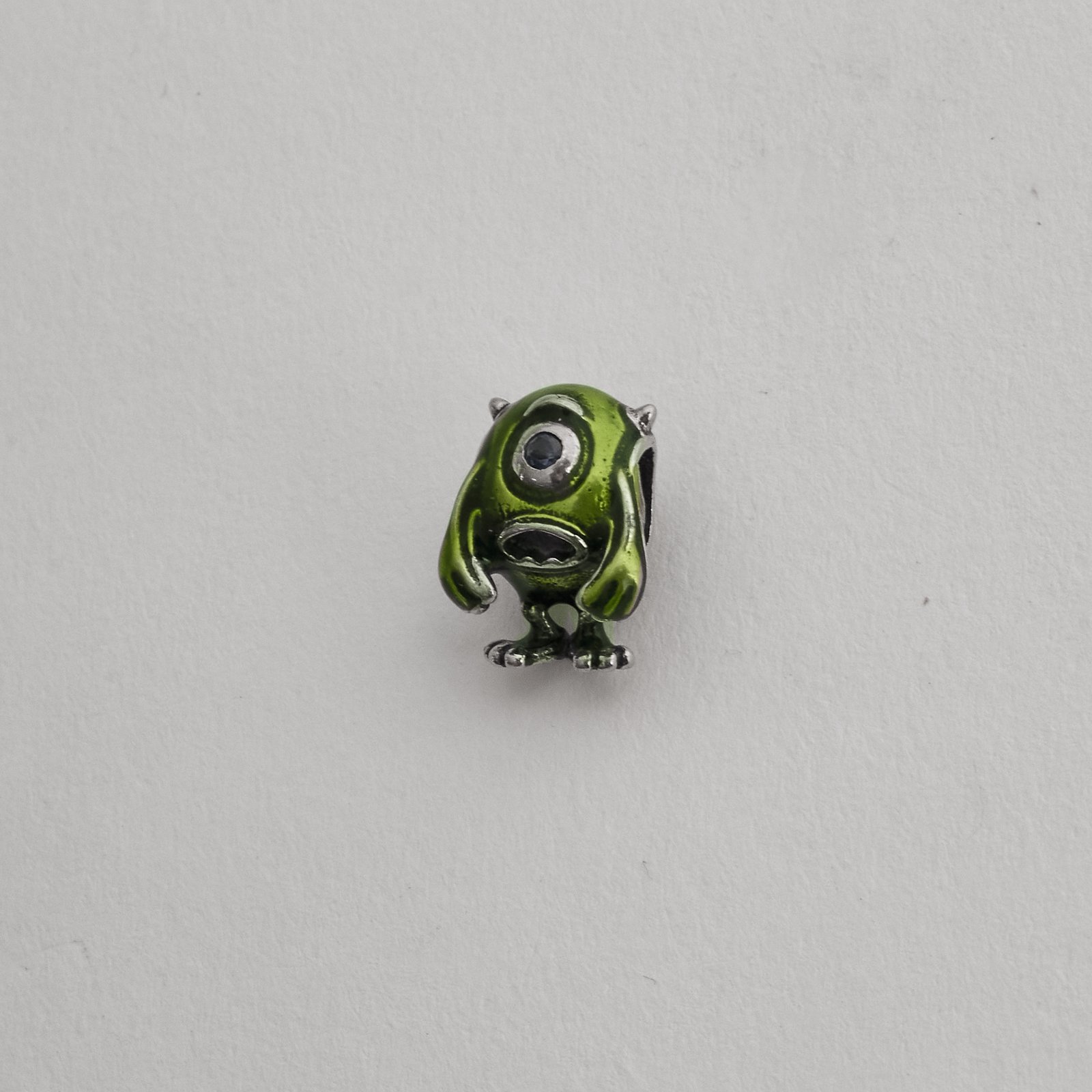 Berloque separador Mike Wazowski resina 13mm envelhecido