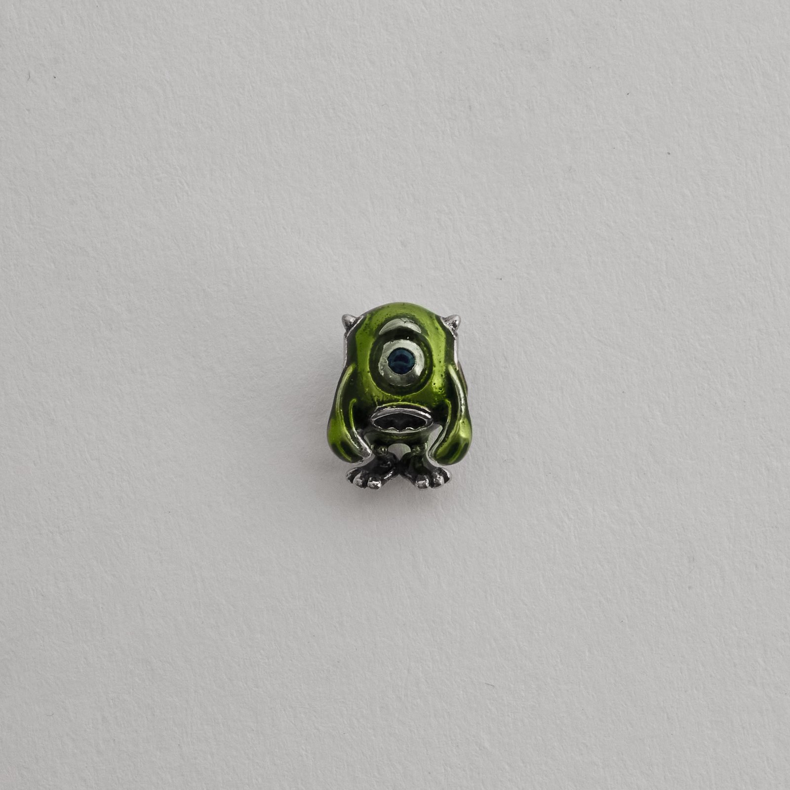 Berloque separador Mike Wazowski resina 13mm envelhecido