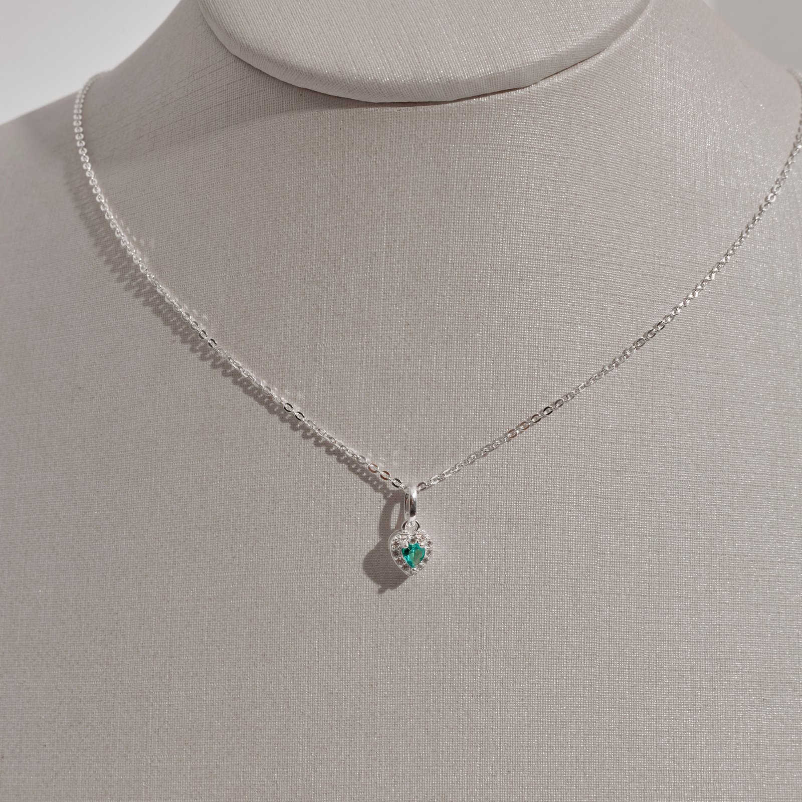 Conjunto brinco e colar zircônia coração turmalina com cravejado 6mm corrente cadeadinho 40cm