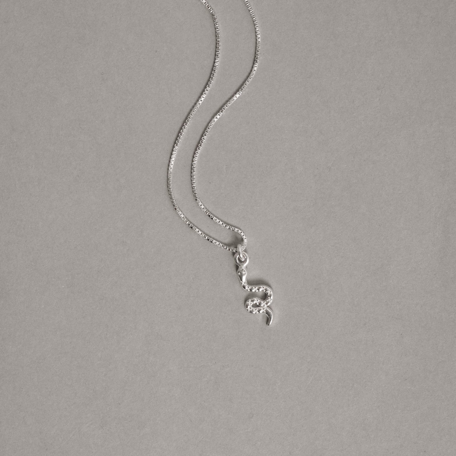 Colar pingente cobra 13mm 40cm