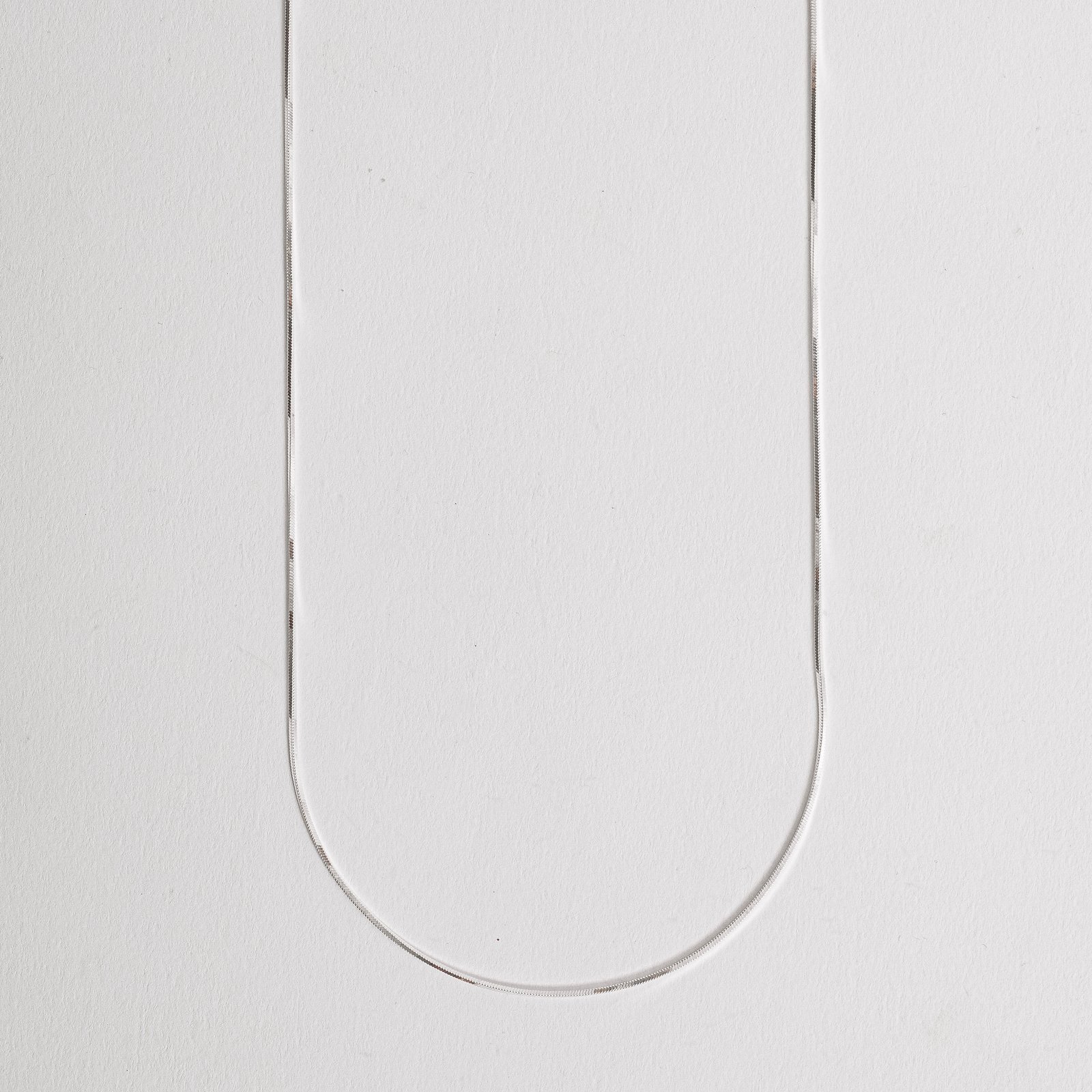 Corrente rabo de rato fio quadrado 0.8 50cm