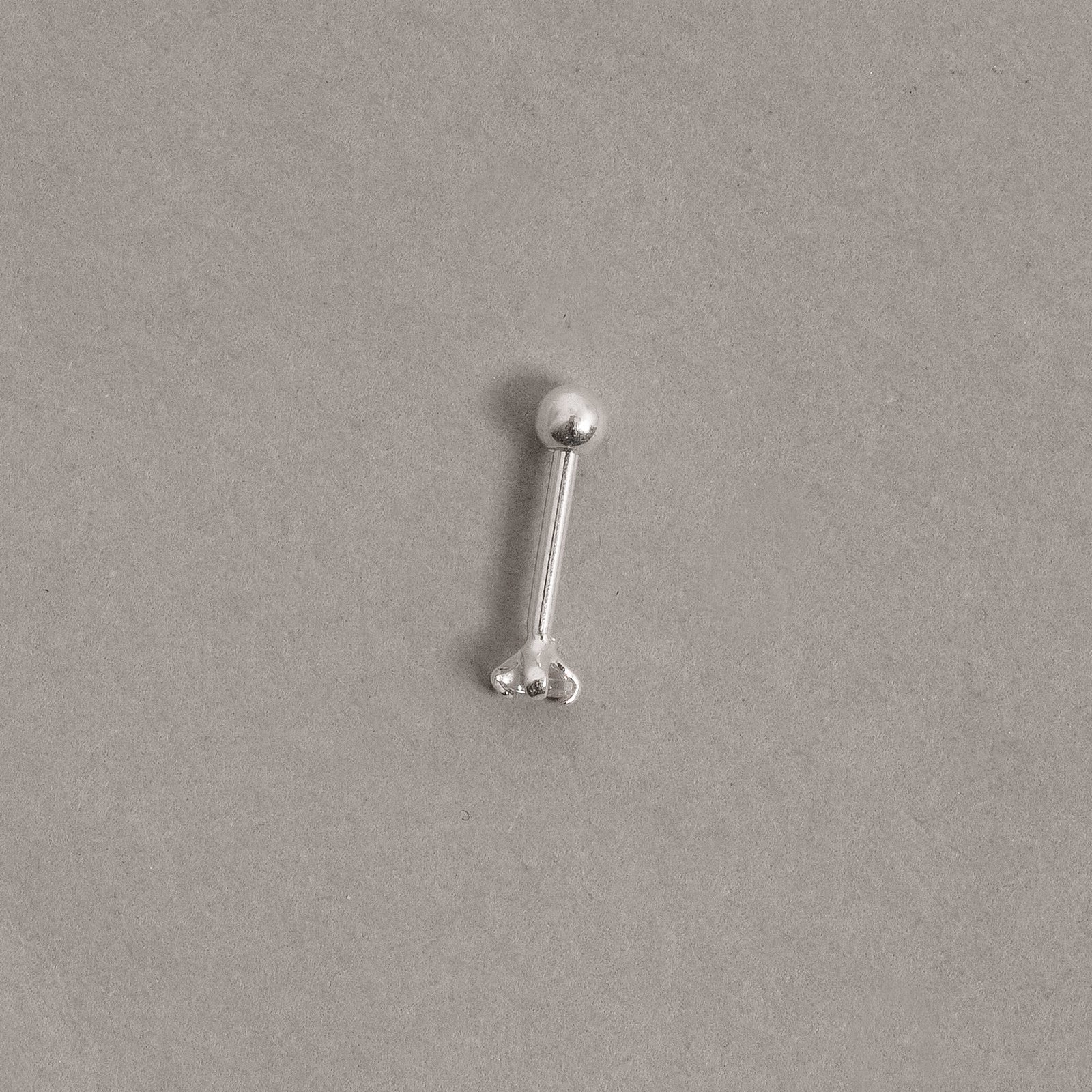 Piercing haste zircônia redonda 4mm