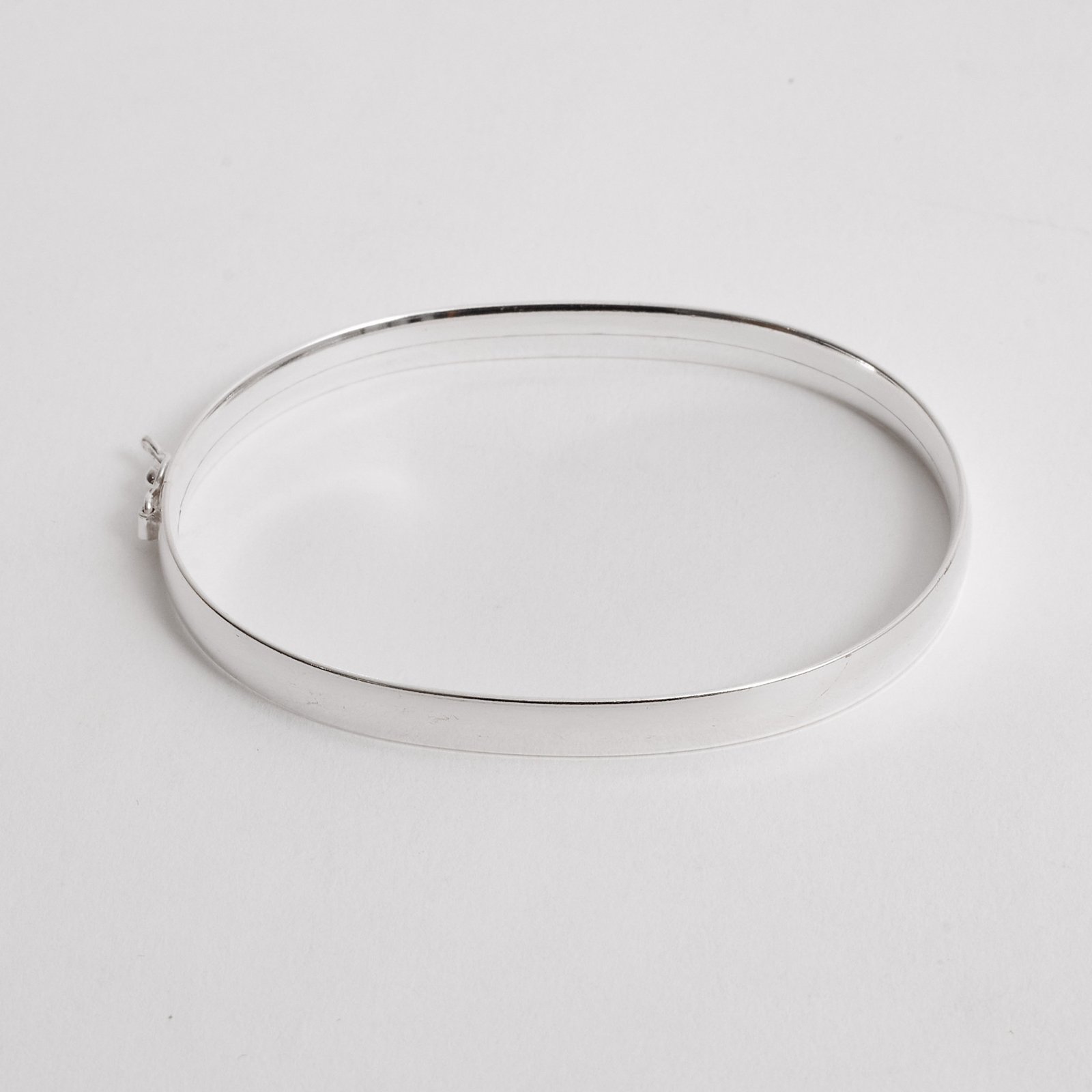 Bracelete largo 6mm fio meia cana