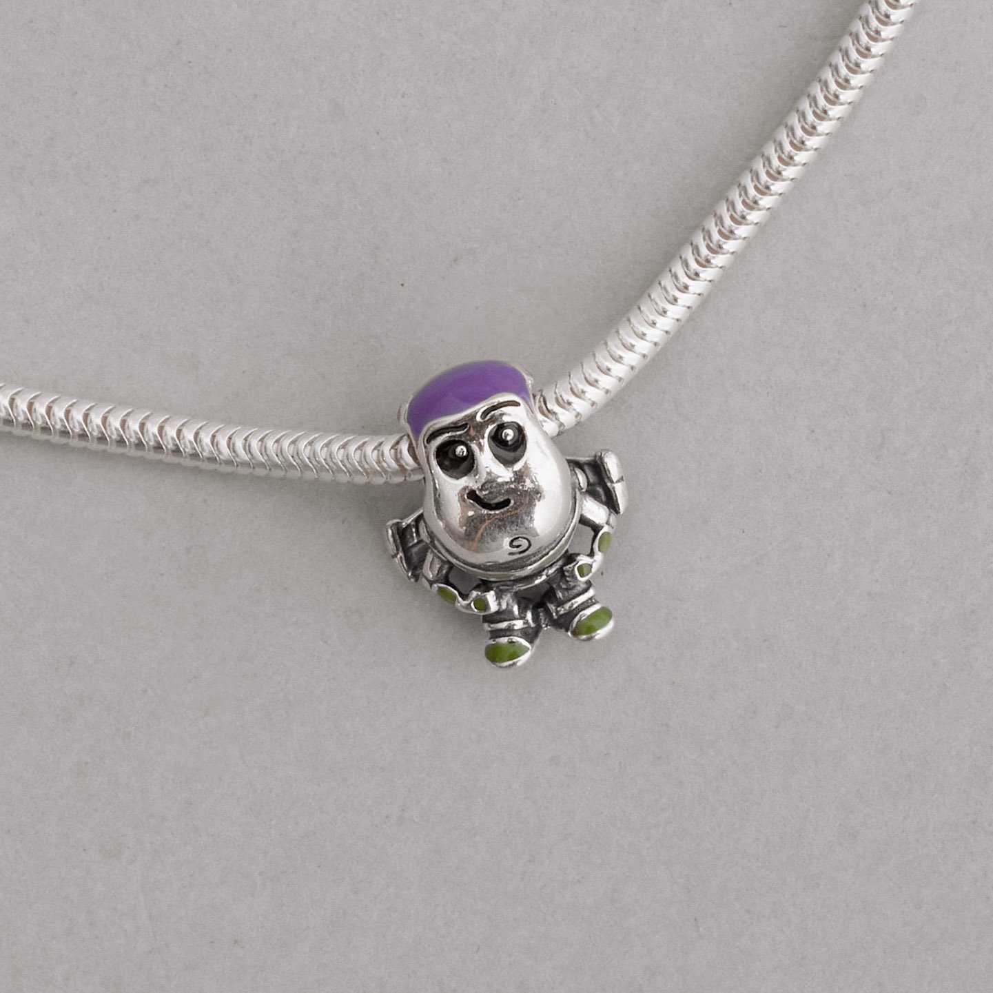 Berloque separador Buzz Lightyear resina 15mm envelhecido