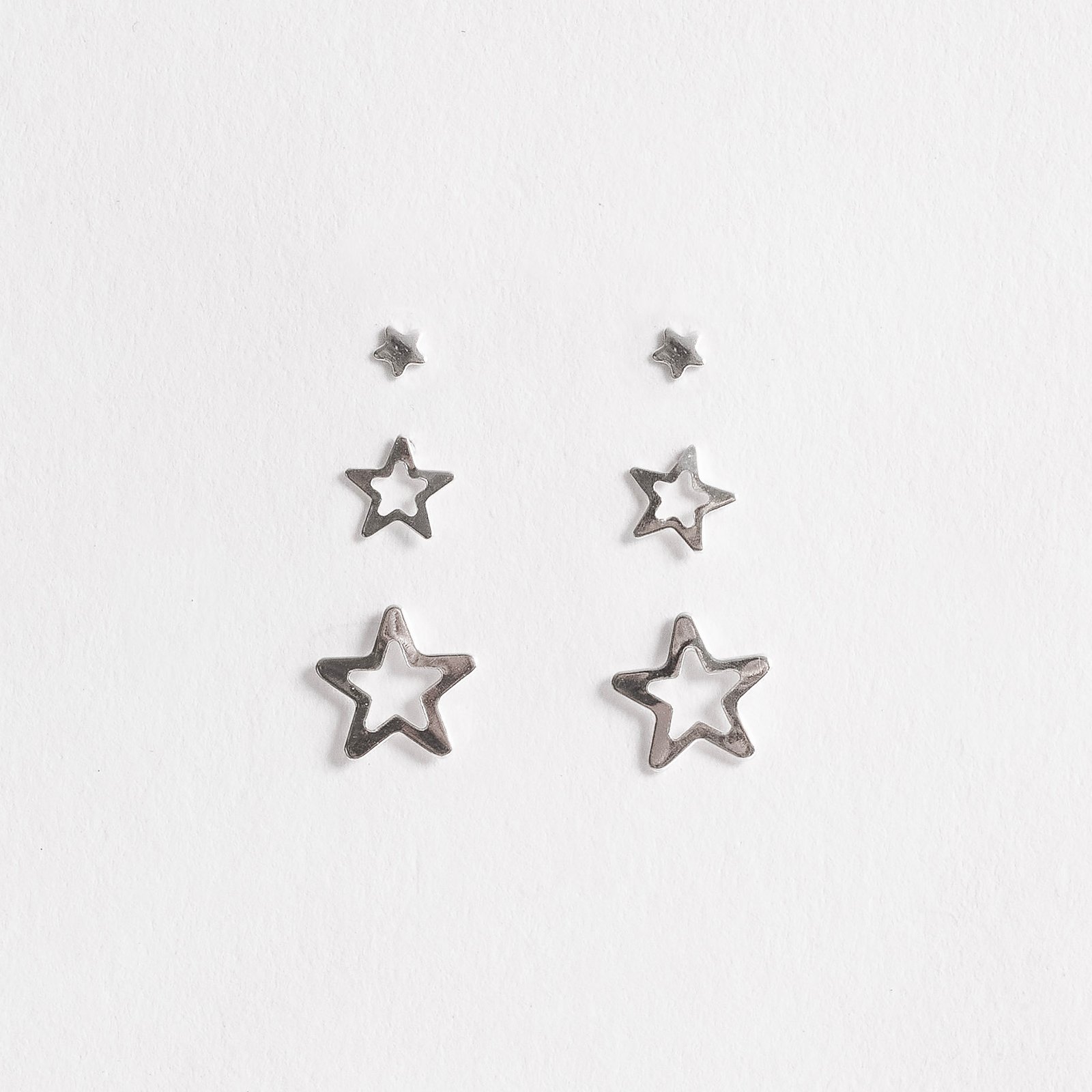 Trio estrela cheia e vazadas