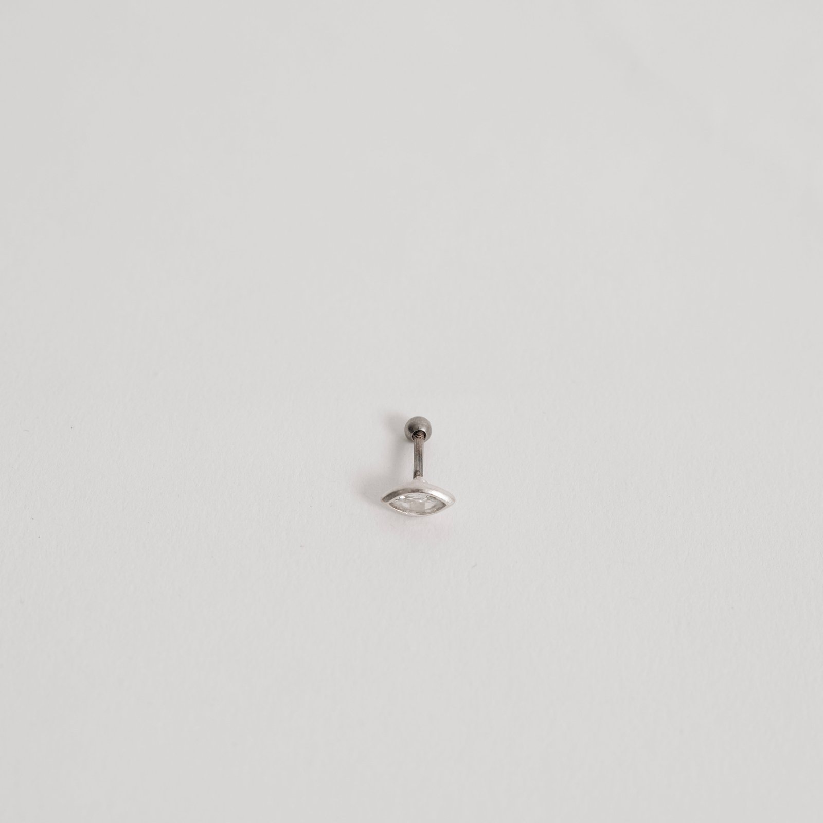 Piercing haste zircônia navete 8mm