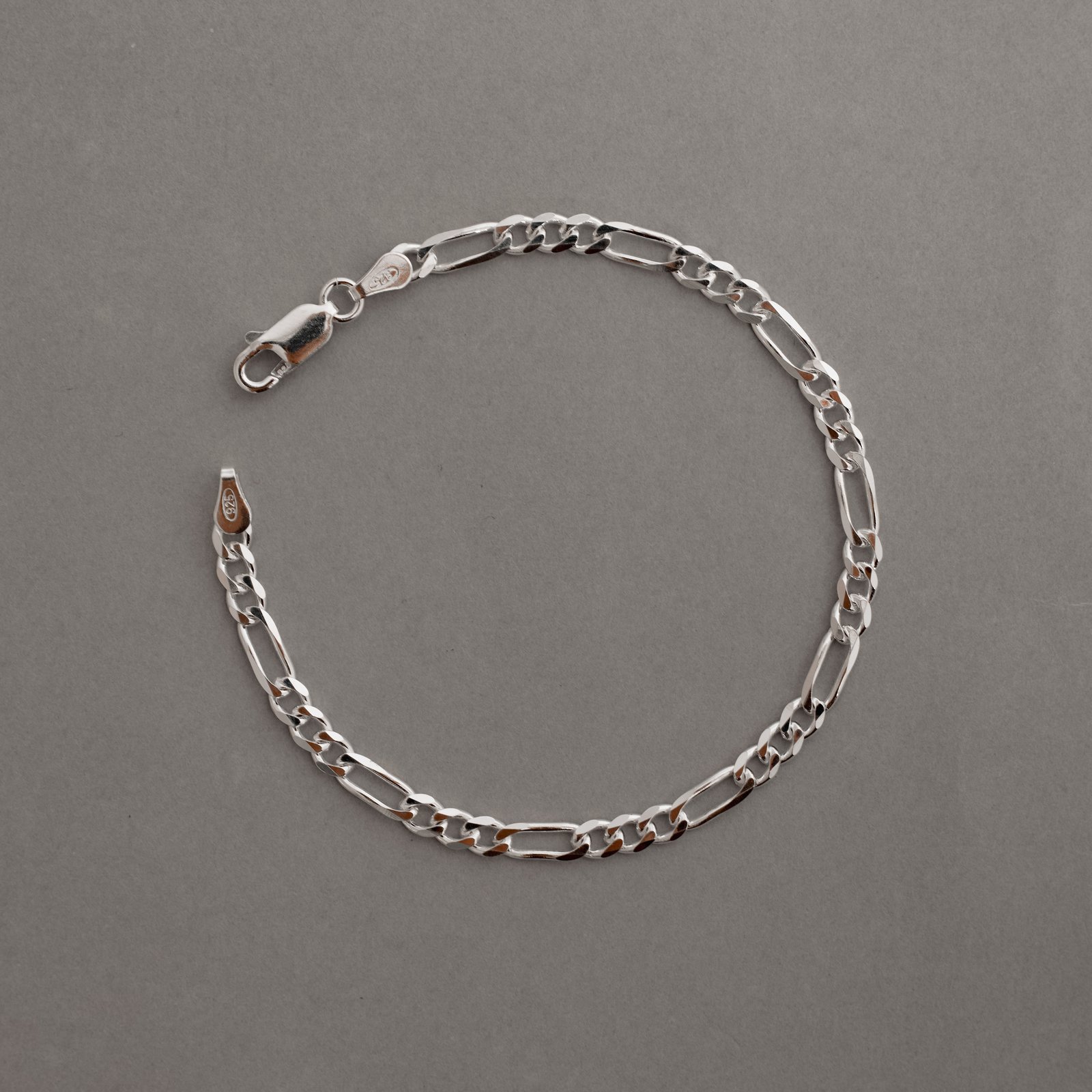 Pulseira infantil corrente 3x1 flat 3.8 17cm