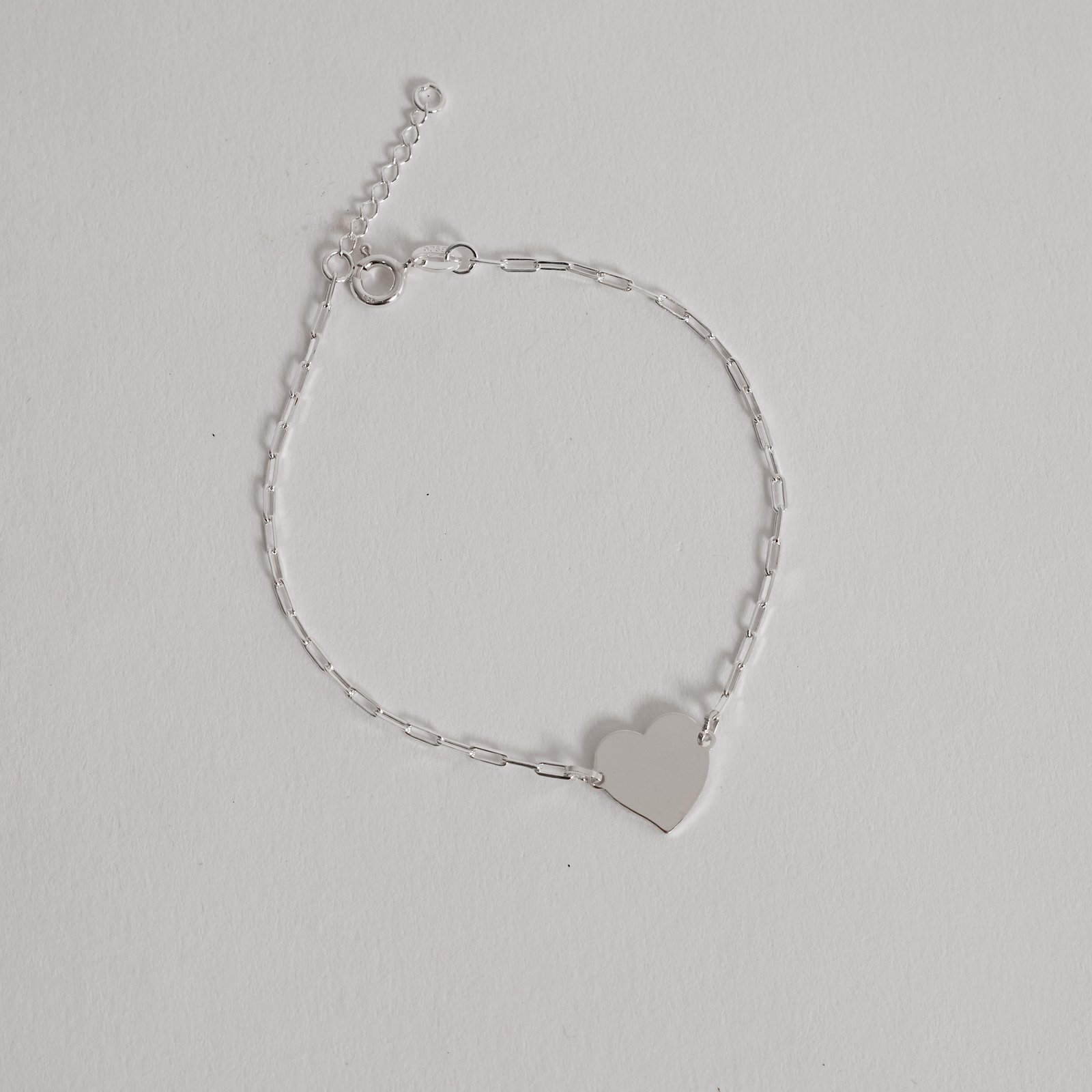Pulseira entremeio coração 12mm corrente cartier