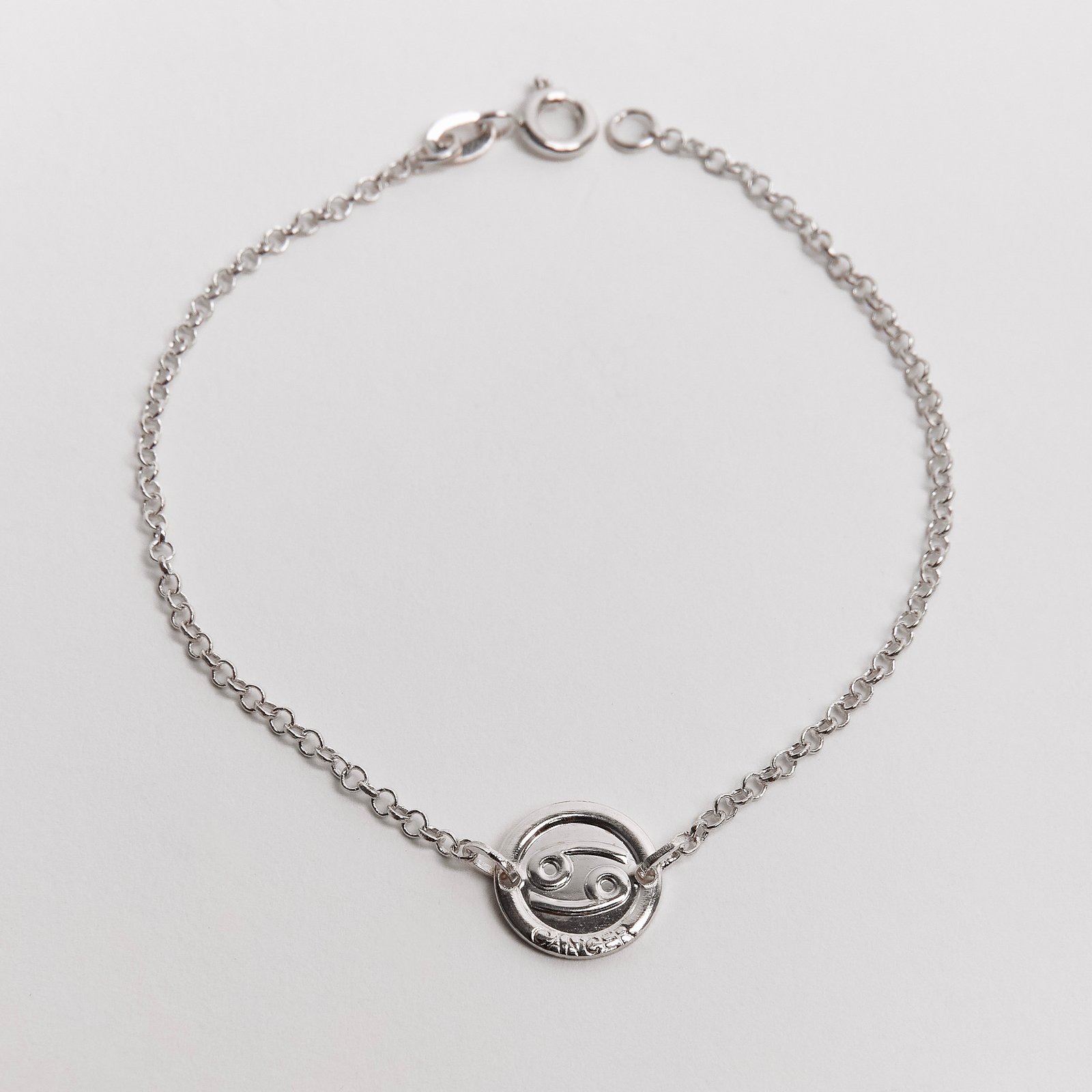 Pulseira entremeio signo câncer