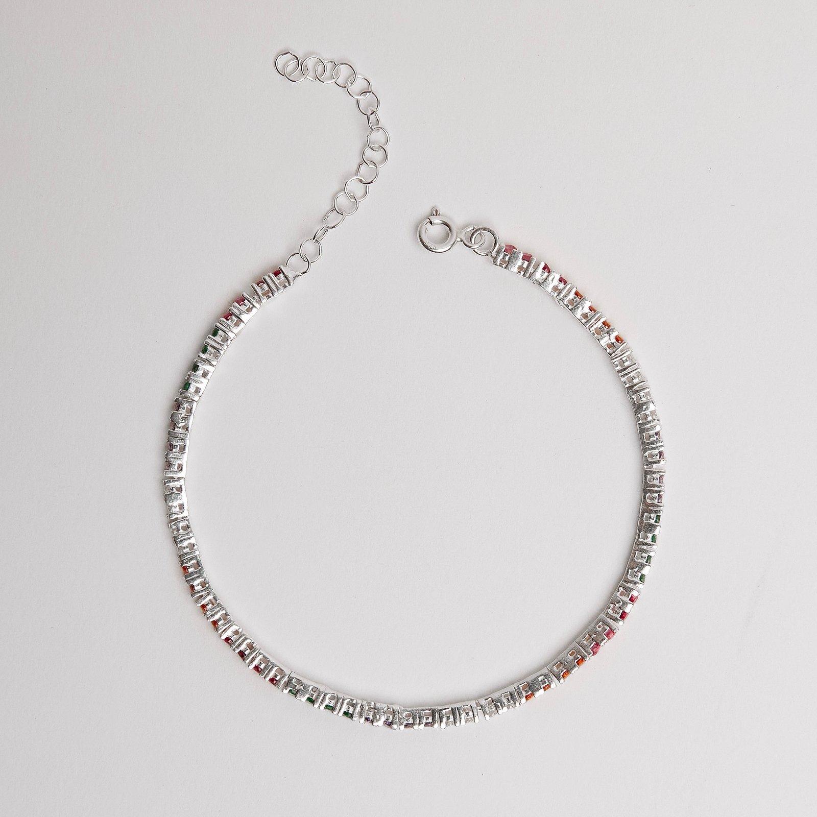 Pulseira Riviera colorida 2.2 16cm com alongadora