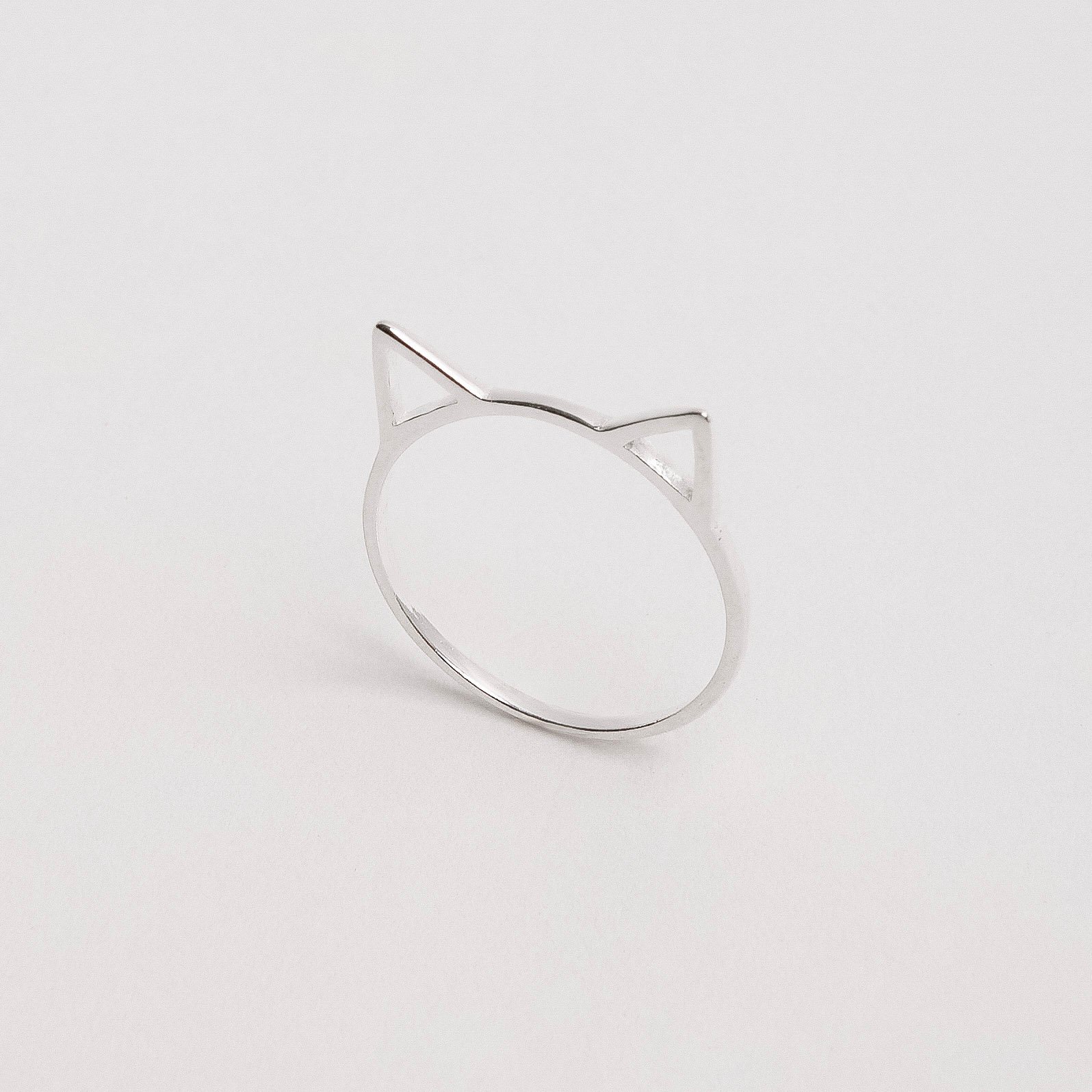 Anel gatinho vazado