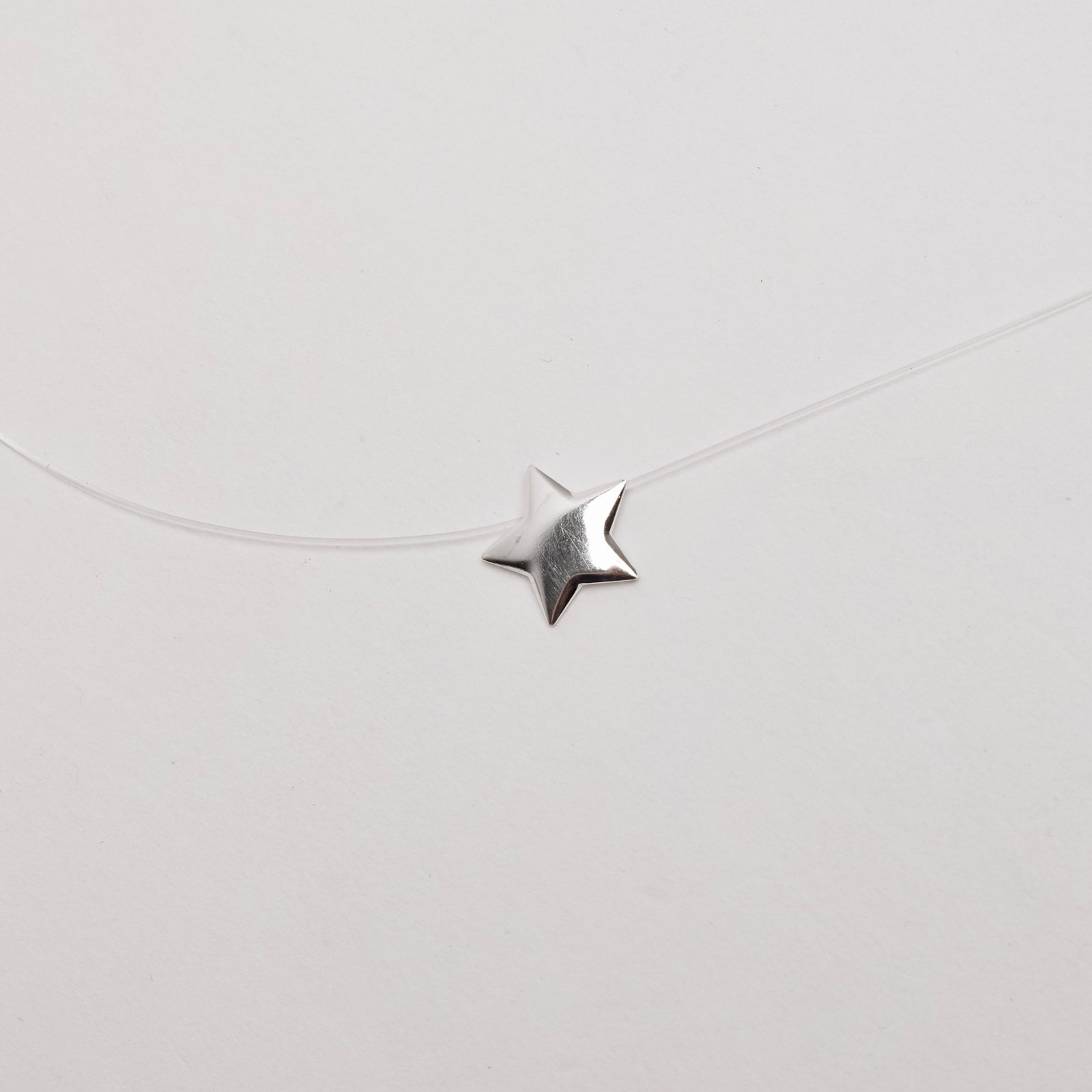 Colar nylon estrela 11mm 40cm