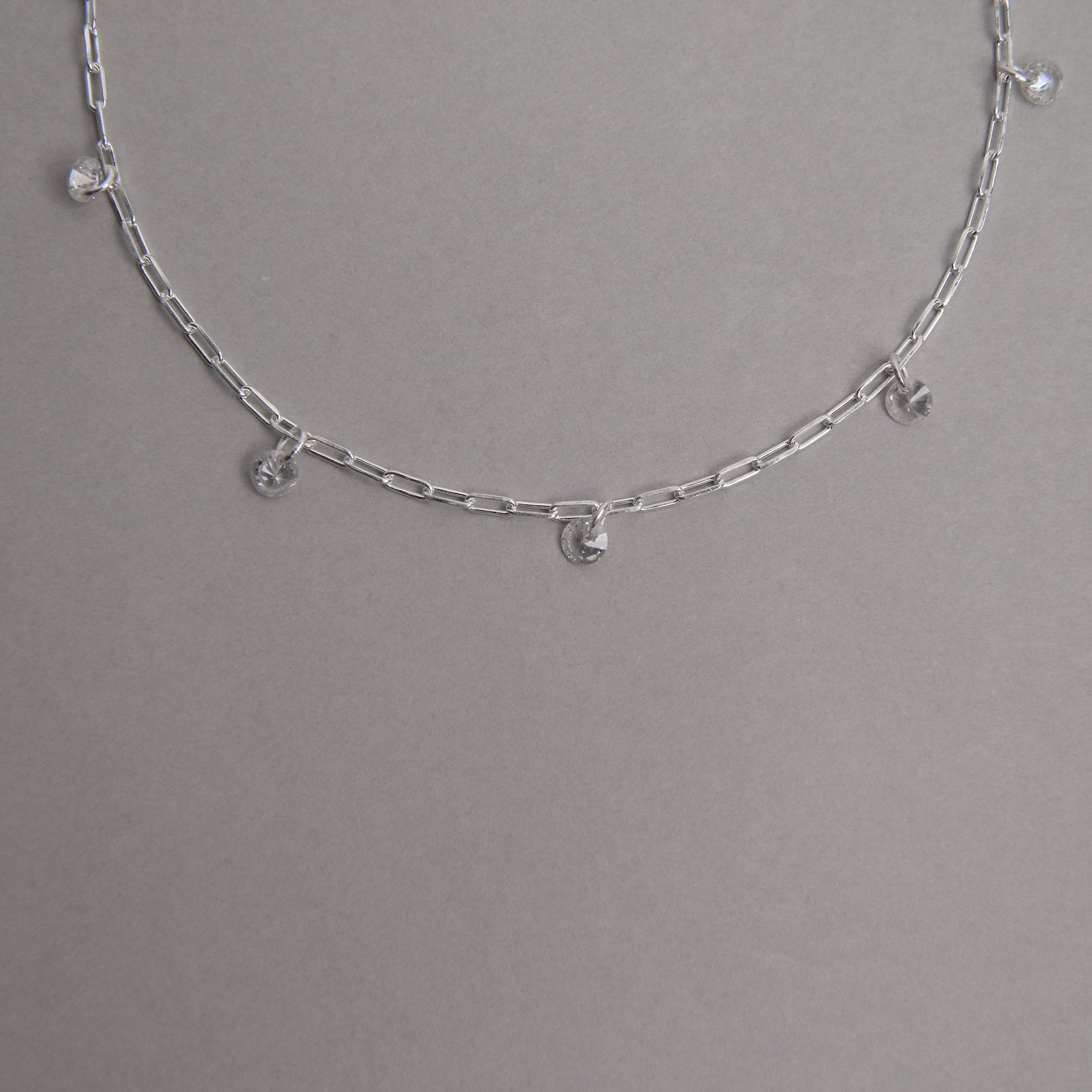 Pulseira pingentes zircônias 4mm corrente cartier 16+3cm