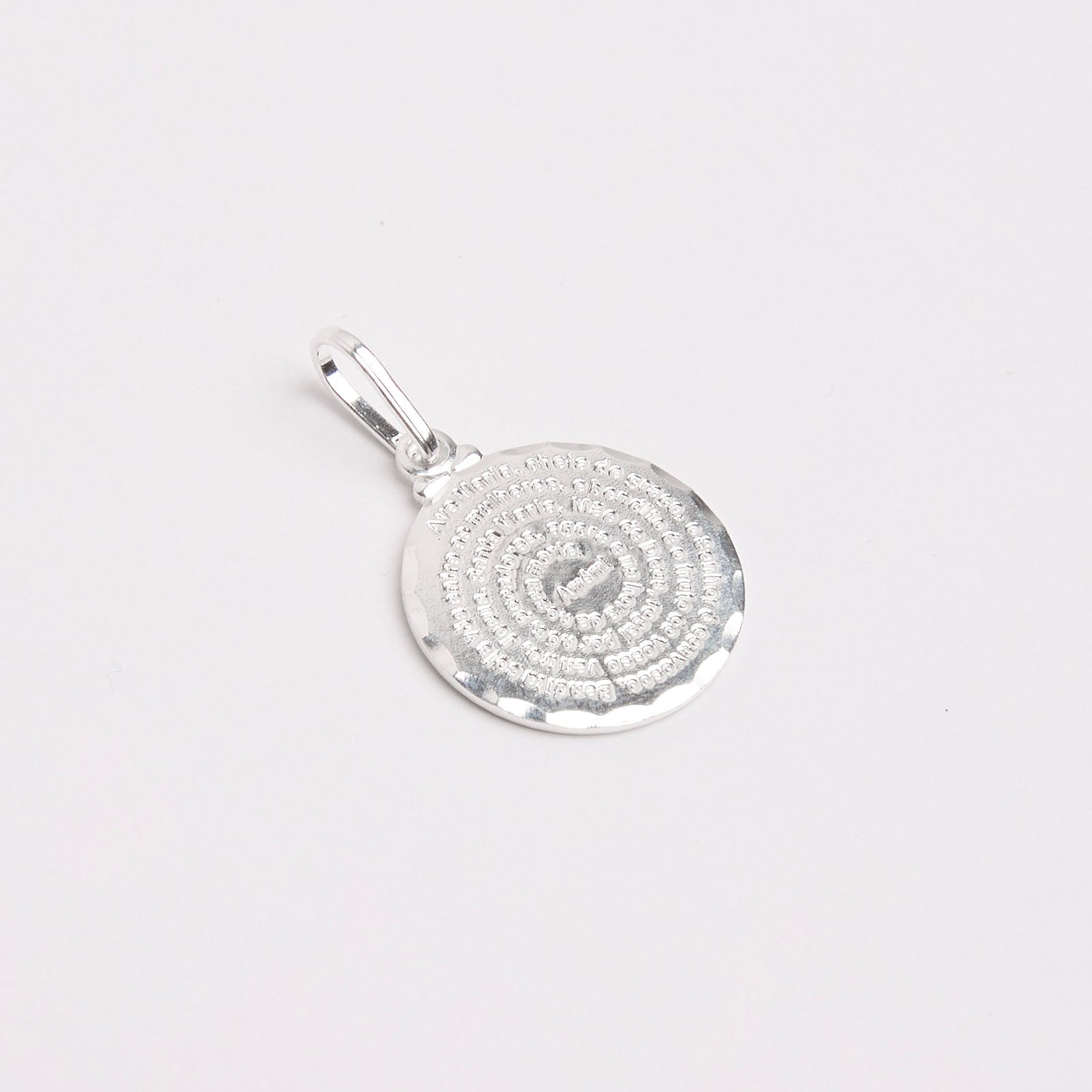 Pingente medalha Ave Maria 15mm