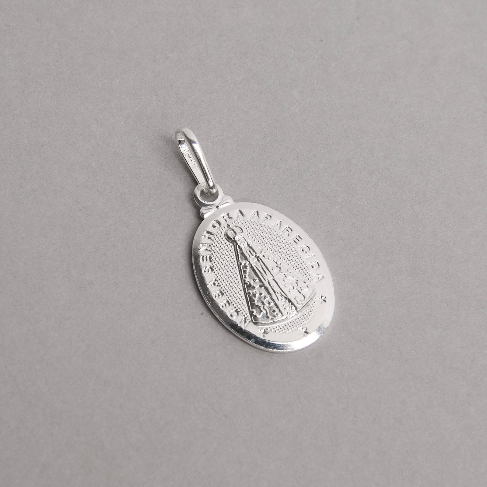 Pingente medalha Nsa. Sra. Aparecida 20mm