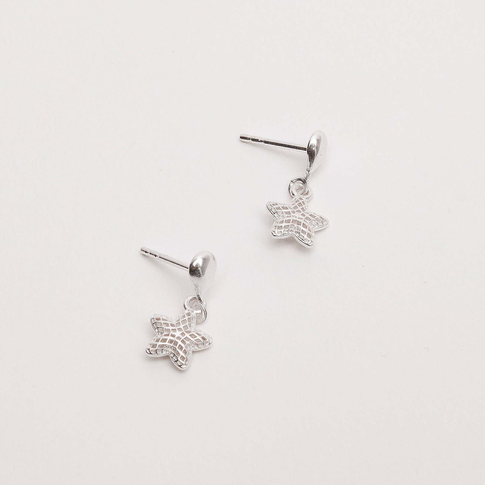 Brinco base gota pingente estrela 3D