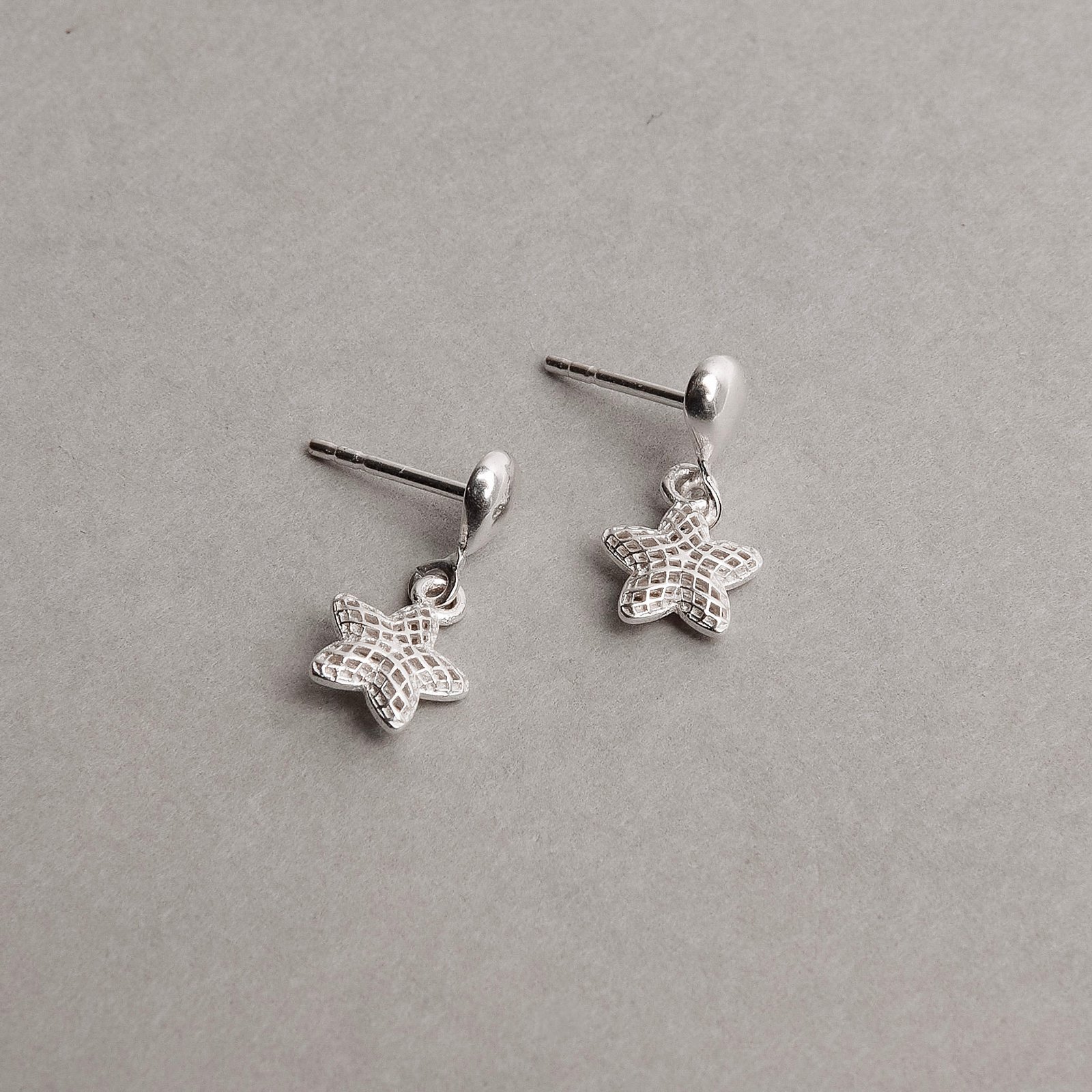 Brinco base gota pingente estrela 3D