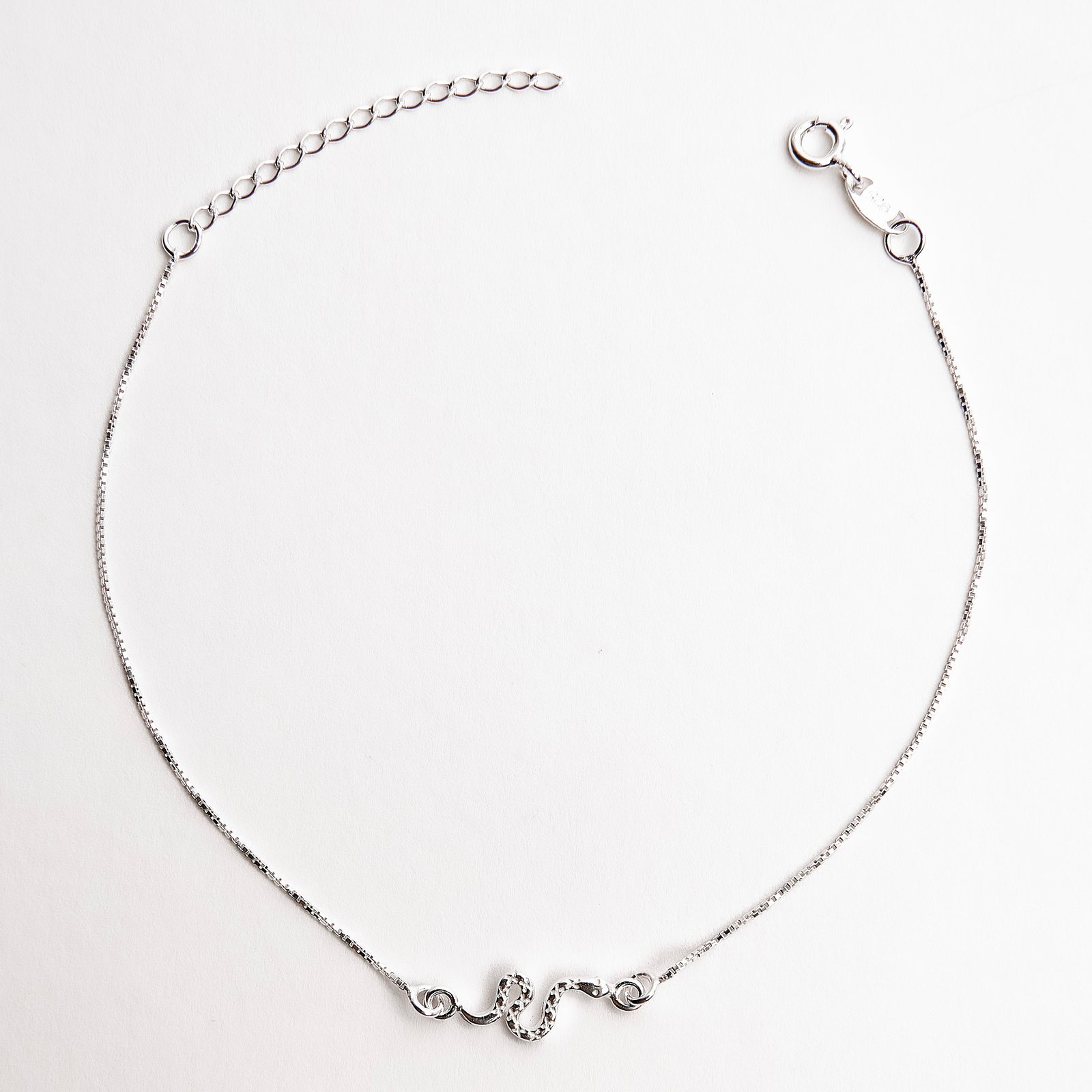 Pulseira entremeio cobra 13mm 19+3cm