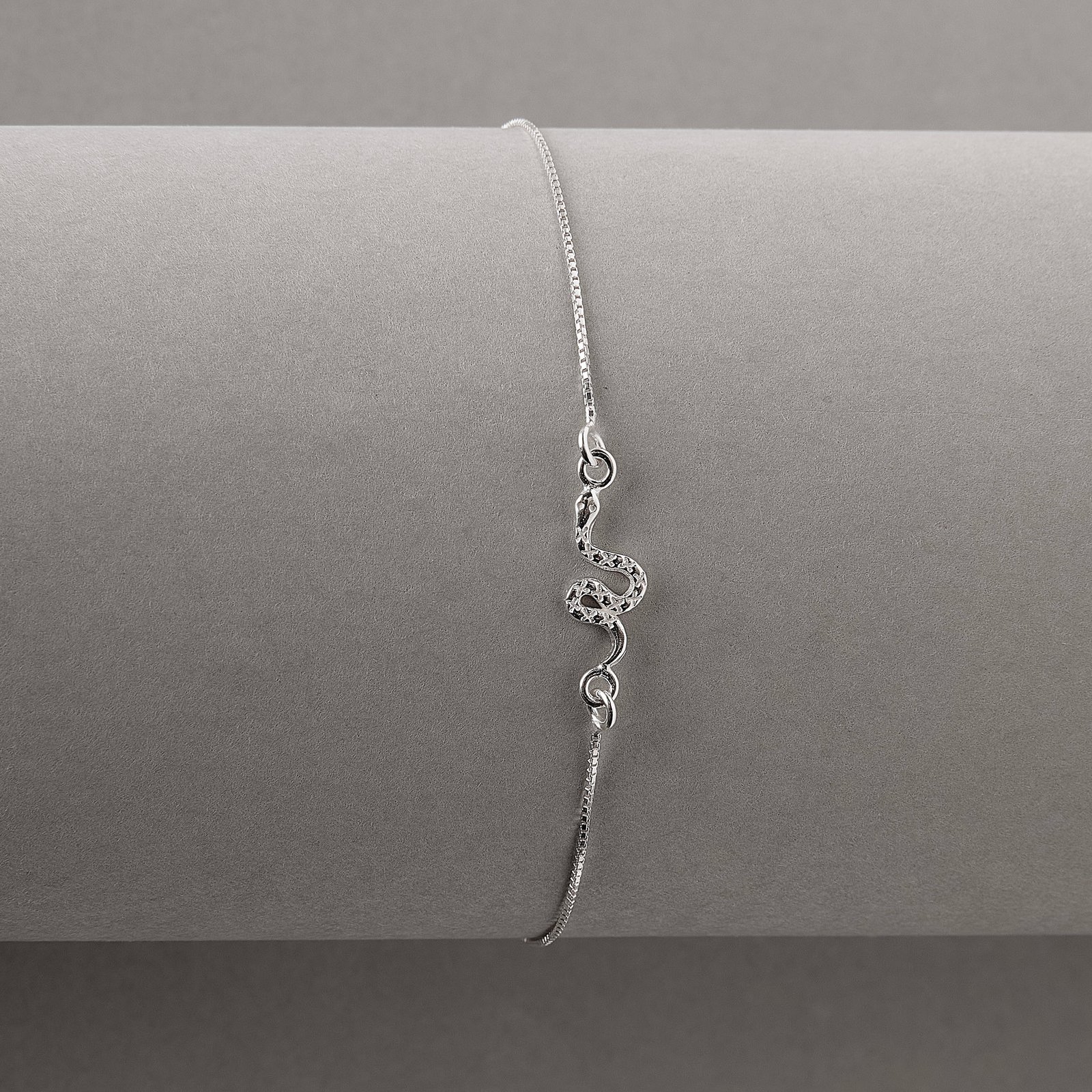 Pulseira entremeio cobra 13mm 19+3cm