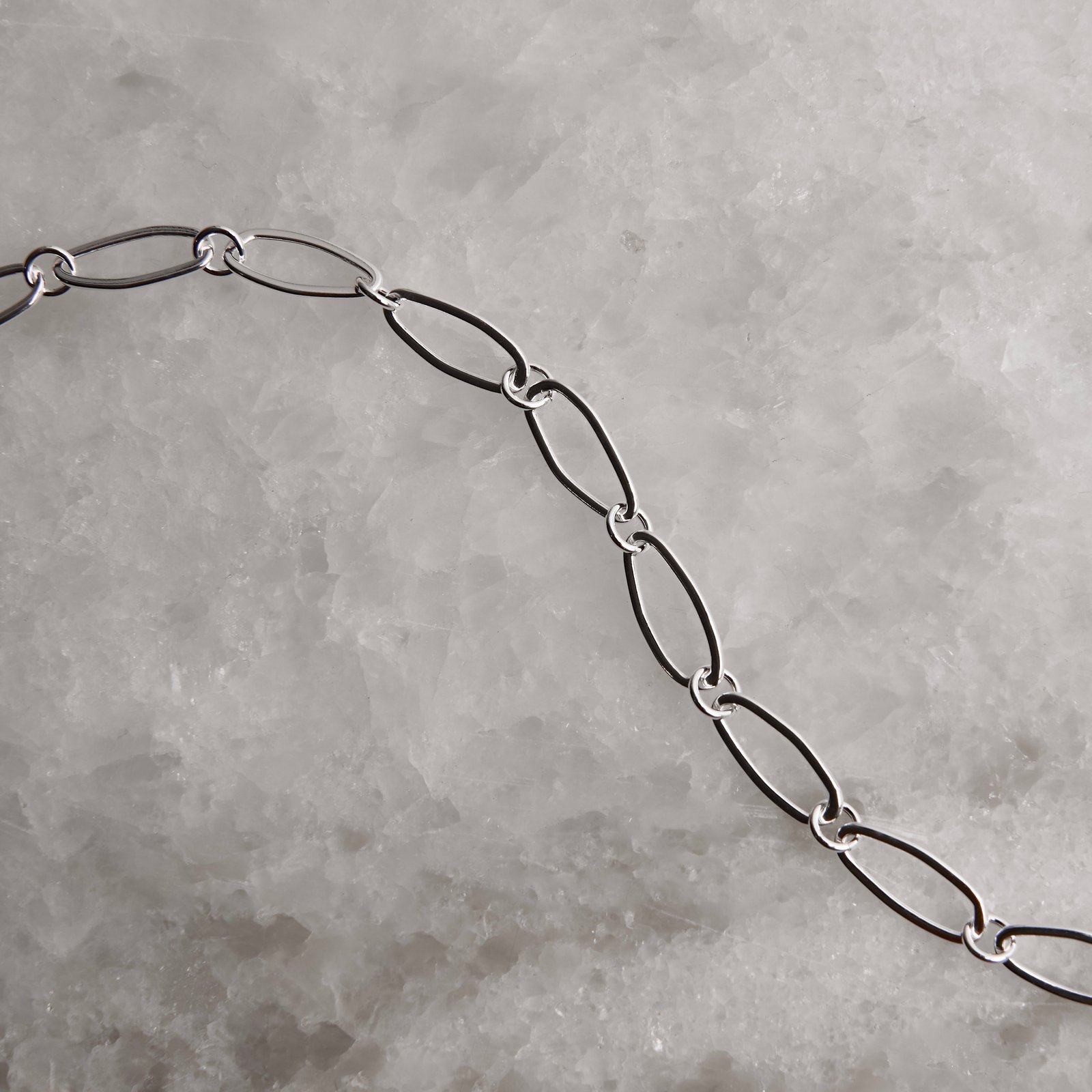 Pulseira entremeios elos trabalhados 16+4cm