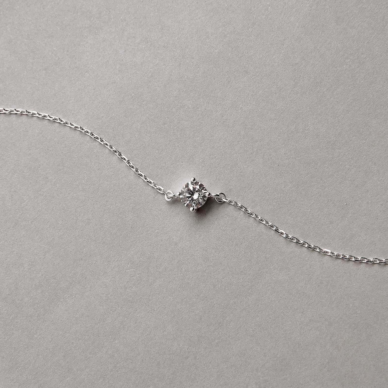 Pulseira entremeio zircônia redonda 5mm 16+4cm