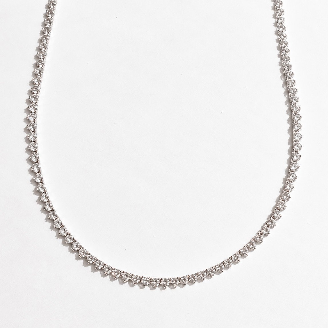 Colar Riviera 3 pontas 3mm 45cm