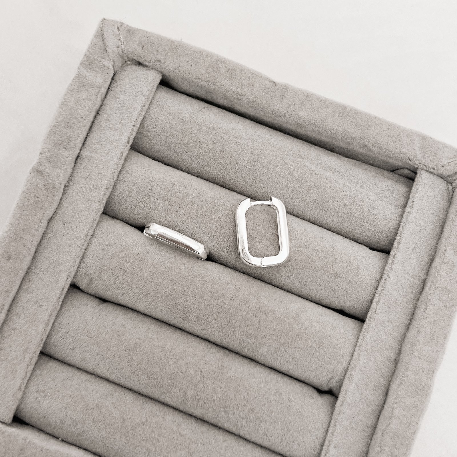 Argola click retangular 16mm