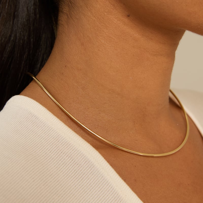 Choker aro com bolas