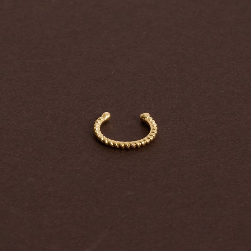 Piercing fake argola fio bolinhas