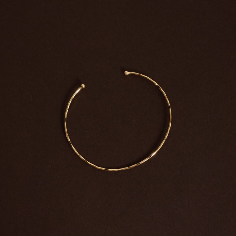 Bracelete 2 bolas fio torcido facetado regulável