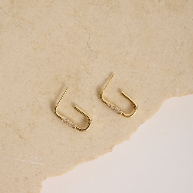 Argola detalhe cravejado 21mm tarraxa