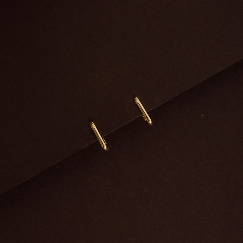 Argola click retangular 14mm
