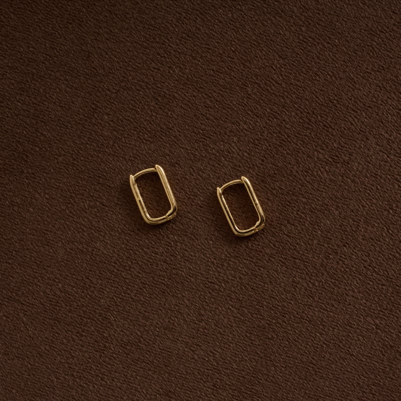 Argola click retangular 14mm