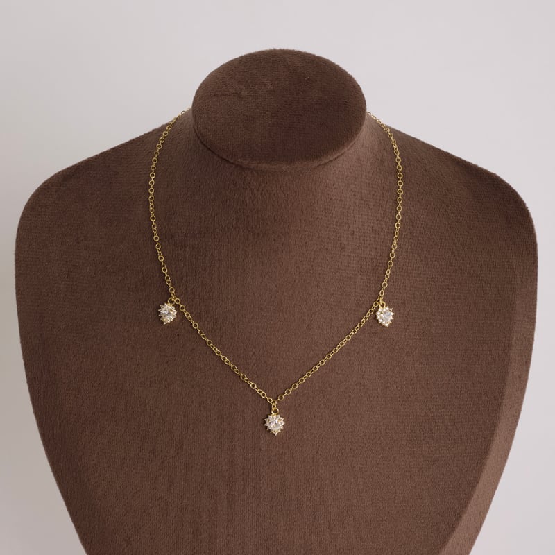 Choker pingentes zircônias coração com cravejado 7mm com alongadora
