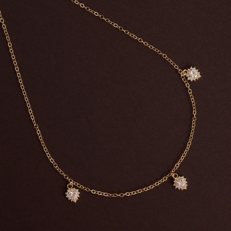 Choker pingentes zircônias coração com cravejado 7mm com alongadora