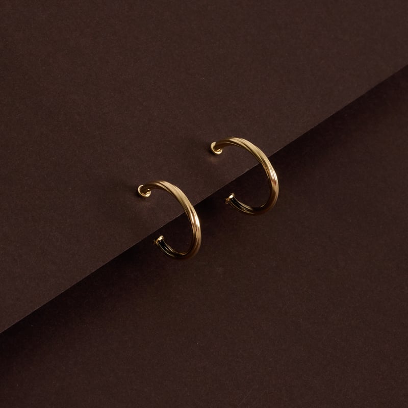 Argola torcido leve 20mm tarraxa