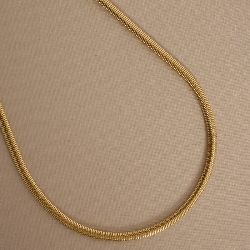 Corrente lacraia 4mm 40cm com alongadora