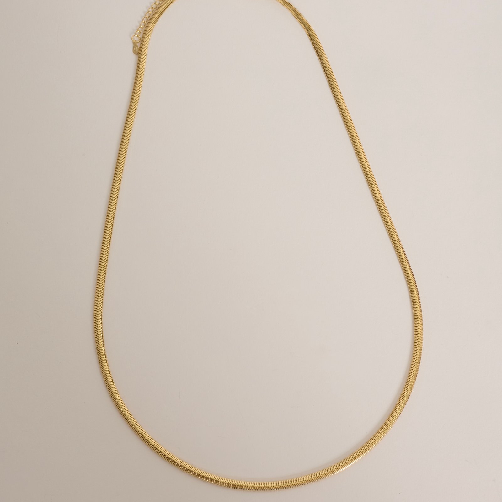 Corrente lacraia 4mm 60cm com alongadora