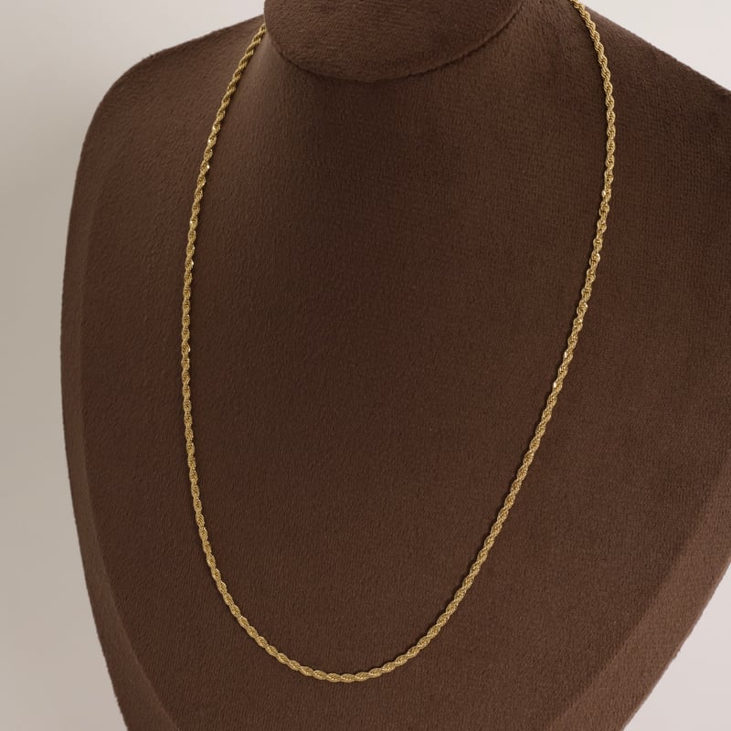 Corrente cordão baiano 2mm 40cm com alongadora