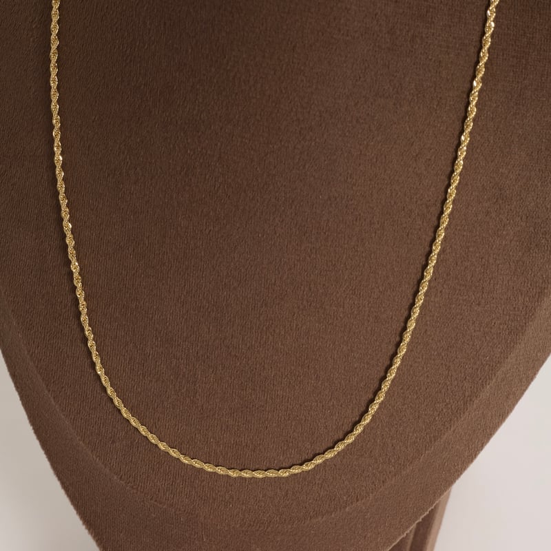 Corrente cordão baiano 2mm 50cm com alongadora